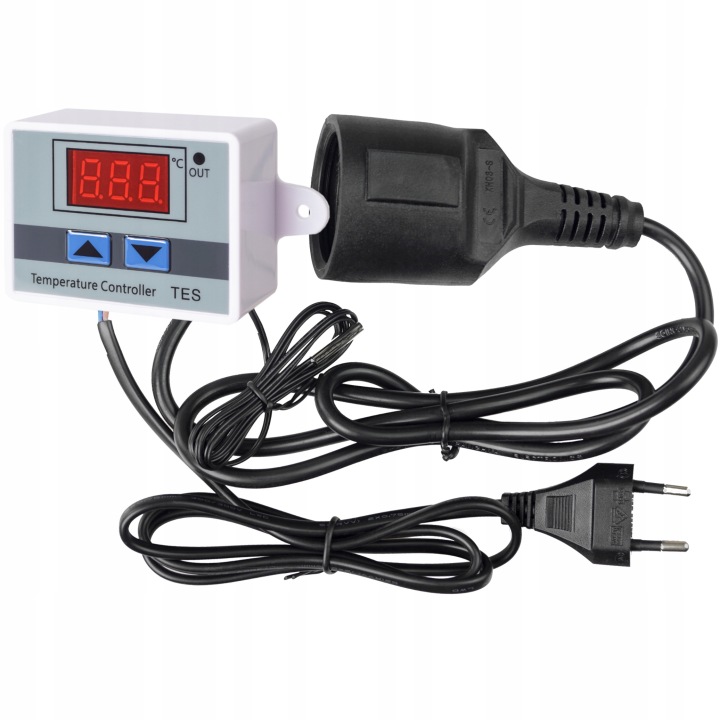 Termostat Adelid TES-230 V-PLUGIN 230 V – Regulátor teploty so zásuvkou a sondou
